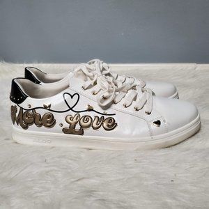 Aldo Lovewalk Solid White Men's Sneakers, 13